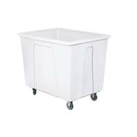 Caisson, Poly&eacute;thyl&egrave;ne blanc, 46" lo x 34" la x 40" h, Volume 25 pi³, Capacit&eacute; 600 lb Stor-it Systems