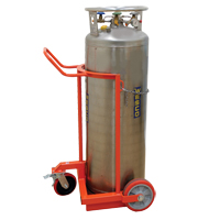 Grand chariot LCC pour bouteille de gaz liquide, Roues Polyur&eacute;thane, Base de 20" la x 20" p, 1000 lb Stor-it Systems
