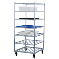 Shelf Cart, 7 Tiers, 28-1/2" W x 69" H x 32" D, 525 lbs. Capacity MO461 | Stor-it Systems