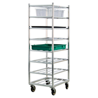 Shelf Cart, 8 Tiers, 20-7/8" W x 67" H x 27" D, 600 lbs. Capacity MO462 | Stor-it Systems