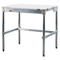 Poly-Top Workbench, 36" W x 24" D x 35-1/2" H, 2000 lbs. Capacity MO487 | Stor-it Systems