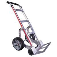 Self-Stabilizing Hand Truck, Continuous Handle, Aluminum, 55'' Height, 500 lbs. Capacity MO524 | Stor-it Systems