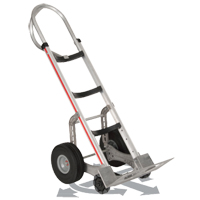 Self-Stabilizing Hand Truck, P-Handle Handle, Aluminum, 55'' Height, 500 lbs. Capacity MO526 | Stor-it Systems