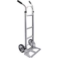Knocked Down Hand Truck, Dual Handle, Aluminum, 52" Height, 500 lbs. Capacity MO891 | Stor-it Systems