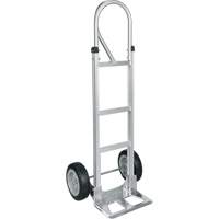 Knocked Down Hand Truck, P-Handle Handle, Aluminum, 52" Height, 500 lbs. Capacity MO898 | Stor-it Systems