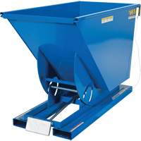Conteneur autobasculeur, Acier, 3/4 vg³, Bleu Stor-it Systems