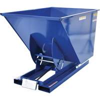 Conteneur autobasculeur, Acier, 1 vg³, Bleu Stor-it Systems