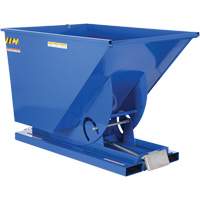 Conteneur autobasculeur, Acier, 1-1/2 vg³, Bleu Stor-it Systems
