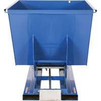 Conteneur autobasculeur, Acier, 1-1/2 vg³, Bleu Stor-it Systems