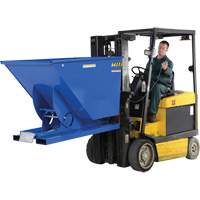 Conteneur autobasculeur, Acier, 1-1/2 vg³, Bleu Stor-it Systems
