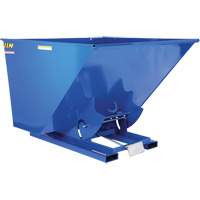 Conteneur autobasculeur, Acier, 2-1/2 vg³, Bleu Stor-it Systems