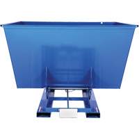 Conteneur autobasculeur, Acier, 2-1/2 vg³, Bleu Stor-it Systems