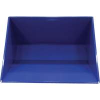 Conteneur autobasculeur, Acier, 3 vg³, Bleu Stor-it Systems