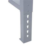 Industrial Duty Leg for Workbench, Steel, 30" D x 34" H, Single MO932 | Stor-it Systems