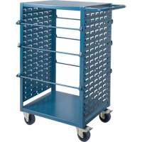 Mobile Wire Spool Cart, Steel, 6 Rod, 21" W x 48" H x 38" D, 1200 lbs. Capacity Stor-it Systems