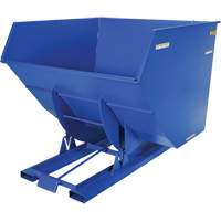 Conteneur autobasculeur, Acier, 4 vg³, Bleu Stor-it Systems
