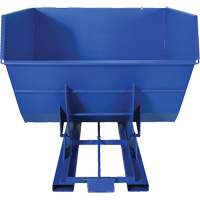 Conteneur autobasculeur, Acier, 4 vg³, Bleu Stor-it Systems