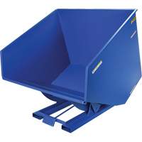 Conteneur autobasculeur, Acier, 4 vg³, Bleu Stor-it Systems