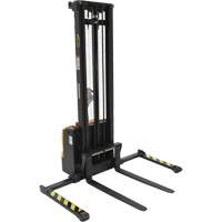 Double Mast Stacker, Electric Operated, 2200 lbs. Capacity, 150" Max Lift MP141 | Stor-it Systems