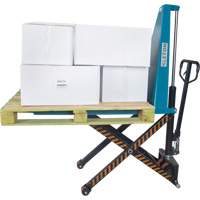 Manual Scissor Skid Lift, 27" L x 45-1/4" W, Steel, 3300 lbs. Capacity MP566 | Stor-it Systems