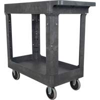 Utility Service Cart, 2 Tiers, 16-1/2" x 32-1/2" x 34-1/2", 550 lbs. Capacity Stor-it Systems