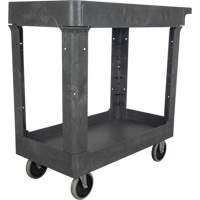 Utility Service Cart, 2 Tiers, 16-1/2" x 32-1/2" x 34-1/2", 550 lbs. Capacity Stor-it Systems