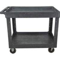 Utility Service Cart, 2 Tiers, 24-5/8" x 32-1/2" x 40", 550 lbs. Capacity Stor-it Systems