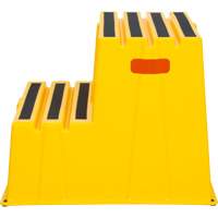 Escabeau industriel, 2 marches, 26" x 22-7/16" x Hauteur 19-11/16" Stor-it Systems