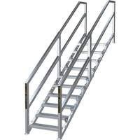 SmartStairs™ 6-10 Steps Modular Construction Stair System, 75" H x MP920 | Stor-it Systems