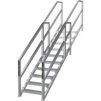 SmartStairs™ 6-10 Steps Modular Construction Stair System, 75" H x MP920 | Stor-it Systems