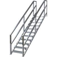 SmartStairs™ 11-16 Steps Modular Construction Stair System, 120" H x MP921 | Stor-it Systems