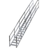 SmartStairs™ 17-21 Steps Modular Construction Stair System, 157-1/2" H x MP922 | Stor-it Systems