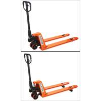 Low Profile Hydraulic Pallet Trucks, 48" L x 20.5" W, 3300 lbs. Cap. Stor-it Systems