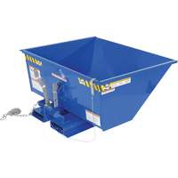 Conteneur autobasculeur en style D &agrave; profil bas, Acier, 1/2 vg³, Bleu Stor-it Systems