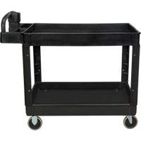 Utility Cart, 2 Tiers, 25-5/8" x 33-1/2" x 43-3/4", 550 lbs. Capacity Stor-it Systems