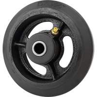 Mold-On Rubber Wheel, 5'' (127 mm) Dia. x 1-1/2" (38 mm) W, 400 lbs. (181 kg.) Capacity Stor-it Systems