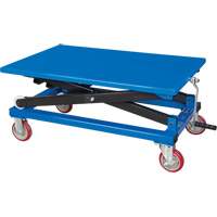 Manual Scissor Lift Table, 37-3/8" L x 23-5/8" W, Steel, 660 lbs. Capacity Stor-it Systems