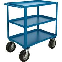 Outdoor Shelf Cart, 3 Tiers, 18" W x 39" H x 33" D, 1200 lbs. Capacity Stor-it Systems