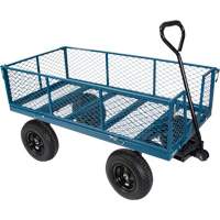 Wagon with Drop Sides, 24" W x 48" L, 800 lbs. Capacity Stor-it Systems
