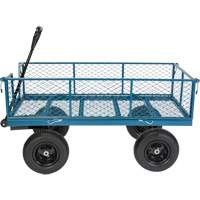 Wagon with Drop Sides, 24" W x 48" L, 800 lbs. Capacity Stor-it Systems