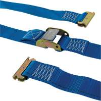 Ratchet Utility Strap, Cam Buckle, 2" W x 20' L, 835 lbs. (379 kg) WLL Stor-it Systems