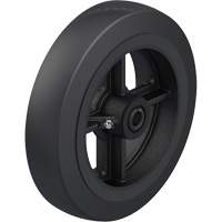 Roue en caoutchouc noir sur noyau en fonte Stor-it Systems