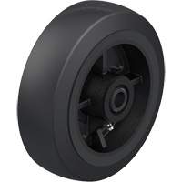 Roue en caoutchouc noir sur noyau en fonte Stor-it Systems