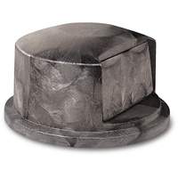 Round Brute&reg; Tops, Dome Lid, Plastic/Polyethylene, Fits Container Size: 22" Dia. Stor-it Systems