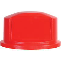 Round Brute&reg; Tops, Dome Lid, Plastic/Polyethylene, Fits Container Size: 22" Dia. Stor-it Systems