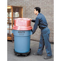 Waste Container Dolly, Polyethylene, Black NA714 | Stor-it Systems