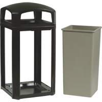 Cadre pour contenant Landmark Series Classique a/enveloppe rigide, Plastique, 50 gal. US Stor-it Systems