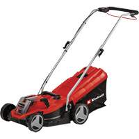 Ensemble tondeuse &agrave; gazon pouss&eacute;e sans fil, Pouss&eacute;e, &agrave; pile, Largeur de coupe 13" Stor-it Systems