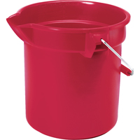Seau Brute, Capacit&eacute; de 3.5 gal. US (14 pintes), Rouge Stor-it Systems
