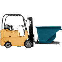 Conteneur autobasculeur, Acier, 3/4 vg³, Bleu Stor-it Systems